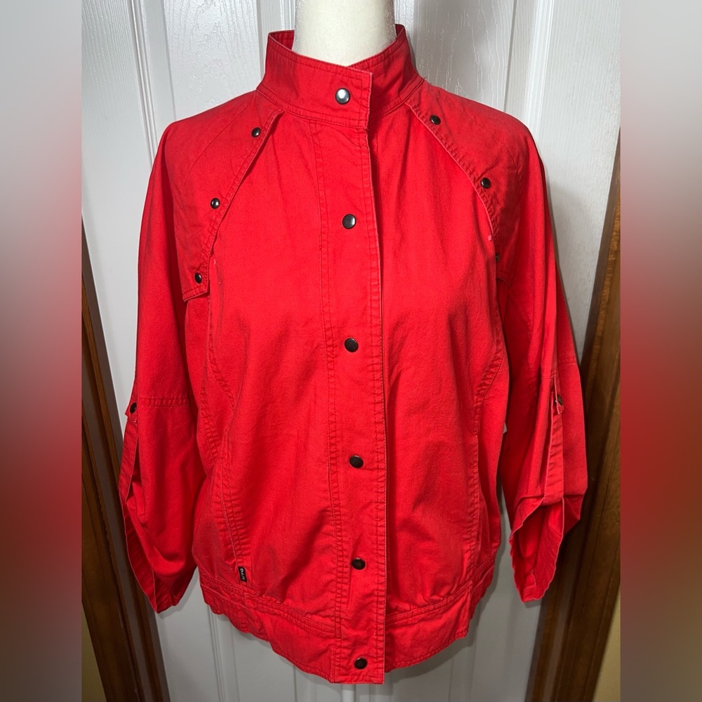 (READ)ISPO International Vintage Moto Jacket Chore Work Streetwear Lightweight M